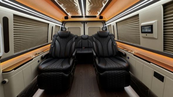 8 passenger sprinter van inside elgin